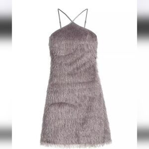 NWT En Saison Carlie Threaded Fringe Minidress Medium